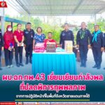 ผบ.ฉก.ทพ.43 เยี่ยมเยียนกำลังพลที่ปลดพิการทุพพลภาพจากการปฏิบัติหน้าที่ในพื้นที่จังหวัดชายแดนภาคใต้