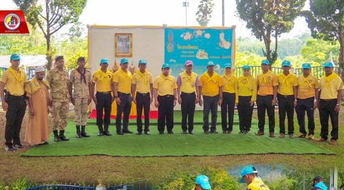 หน่วยเฉพาะกิจกรมทหารพรานที่ 44 ร่วมกิจกรรม จิตอาสาบำเพ็ญสาธารณประโยชน์สถานที่สำคัญภายในชุมชน ต.พิเทน อ.ทุ่งยางแดง จ.ปัตตานี