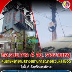 กอ.รมน.ภาค 4 สน. รายงานเหตุคนร้ายพยายามสร้างสถานการณ์ก่อกวนหลายจุดในพื้นที่ จังหวัดนราธิวาส