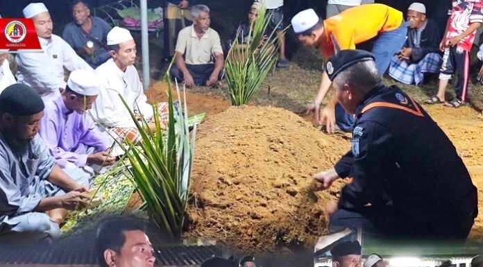 ทหารพราน 49 ร่วมพิธีฝังศพอาสาสมัครทหารพราน ซูไลหมาน ดีมะดี ที่เสียชีวิตจากการพลัดจมน้ำ พร้อมมอบเงินช่วยเหลือเบื้องต้น