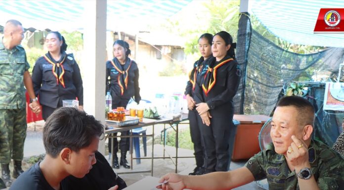 เยี่ยมให้กำลังใจครอบครัว อส.ทพ.หญิง นูรีซัน พรหมศรี ไว้อาลัยการจากไปครบ 40 วัน