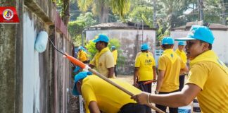 “ทหารพราน 44” ร่วมกิจกรรม จิตอาสาบำเพ็ญสาธารณประโยชน์ รร.ชุมชนบ้านแป้น อ.สายบุรี จ.ปัตตานี