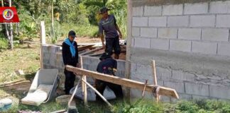 ทหารพราน 49 จัดกำลังพลชุดช่างก่อสร้างบ้านเรือนที่ได้รับผลกระทบจากเหตุอุทกภัยดินสไลด์