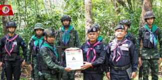 รองแม่ทัพภาคที่ 4 ร่วมทอดผ้าป่าสามัคคี เพื่อสมทบทุนสร้างอุโบสถ และร่วมสืบทอดประเพณีทางพระพุทธศาสนา ณ วัดปิเหล็ง