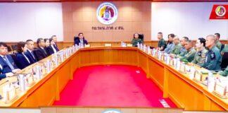 คณะผู้บริหาร สทป. เข้าพบ รอง ผอ.รมน.ภาค 4 สน. รายงานผลการซ่อมคืนสภาพหุ่นยนต์ประจำการ รุ่น Guardian เสริมภารกิจความมั่นคงให้ครอบคลุมทุกมิติ