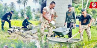 ทหารพราน 42 ช่วยเหลือสร้างห้องน้ำให้กับผู้ยากไร้ในพื้นที่ อ.ปะนาเระ จ.ปัตตานี