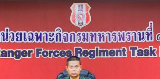 รอง มทภ.4 ตรวจเยี่ยม ฉก.ทพ.49 เน้นย้ำติดตามสถานการณ์ เพิ่มความเข้มงวด ระมัดระวังในการปฏิบัติหน้าที่