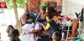 ฉก.สันติสุข ลงพื้นที่เยี่ยมเยียนให้กำลังใจผู้ป่วยติดเตียงในพื้นที่ ต.กายูบอเกาะ อ.รามัน จ.ยะลา