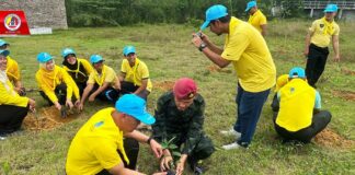 ฉก.สันติสุขร่วมกิจกรรมจิตอาสาบำเพ็ญสาธารณประโยชน์ เนื่องในโอกาสวันเฉลิมพระชนมพรรษา สมเด็จพระนางเจ้าฯ พระบรมราชินี