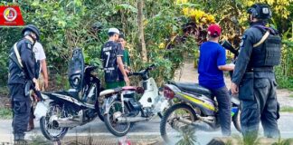 ทหารพราน 44 ตั้งจุดตรวจดูแลความปลอดภัย และอำนวยความสะดวกให้กับพี่น้องประชาชนในการสัญจรบนท้องถนน