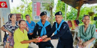 ทหารพราน 41 ให้คำแนะนำการดูแลสุขภาพ ตามโครงการ “หมอเดินเท้า ทุกก้าวเพื่อประชาชน”