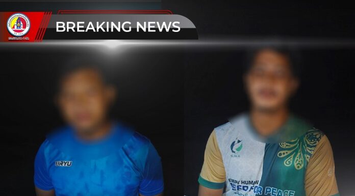 รวบ 2 แนวร่วม กลุ่มผู้ก่อเหตุรุนแรงเตรียมก่อกวน พร้อมยานพาหนะและป้ายผ้า ในพื้นที่ อ.สายบุรี จ.ปัตตานี