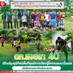 ฉก.สงขลา 40 ปรับปรุงภูมิทัศน์พื้นที่ศูนย์การเรียนรู้โคกหนองนาโมเดลโรงเรียนบ้านกระอาน จ.สงขลา เพื่อพัฒนาแหล่งเรียนรู้ของชุมชน