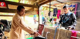 ฉก.ทพ.41 เร่งจัดหาวีลแชร์ใหม่ให้กับผู้พิการ ในพื้นที่ อ.บันนังสตา จ.ยะลา เพื่อบรรเทาความเดือดร้อน สร้างขวัญกำลังใจให้กับประชาชน