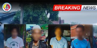 เจ้าหน้าที่เข้าบังคับใช้กฎหมายในพื้นที่ อำเภอบันนังสตา จังหวัดยะลา ควบคุมตัวผู้ต้องสงสัย 4 ราย