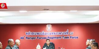 รอง มทภ.4 ลงพื้นที่ติดตามและให้กำลังเจ้าหน้าที่ ฉก.ทพ.49 ย้ำการปฏิบัติ ให้นำความผิดพลาดเป็นบทเรียนและร่วมกันแก้ไขเพื่อกำหนดทิศทางการทำงานต่อไป