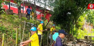 ฉก.สันติสุข ร่วมกับประชาชนดำเนินกิจกรรมจิตอาสาพัฒนาฝายมีชีวิต ในพื้นที่ อ.ยะหา จ.ยะลา