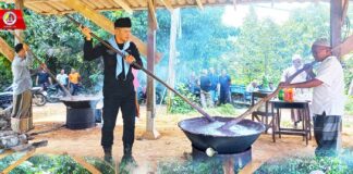 ทหารพราน 49 ร่วมกิจกรรมกวนอาซูรอ สร้างความรักสามัคคีในชุมชน บ้านไอร์ปิแซ ต.ผดุงมาตร อ.จะแนะ จ.นราธิวาส