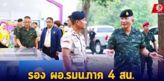 รอง ผอ.รมน.ภาค 4 สน. ลงพื้นที่ตรวจเยี่ยมกำลังพลและหน่วยในพื้นที่ จ.ปัตตานี และ จ.ยะลา
