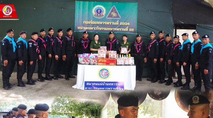 ผบ.ฉก.ทพ.22 เยี่ยมกำลังพล สร้างขวัญกำลังใจในการปฏิบัติหน้าที่ ทุกภารกิจต้องปลอดภัย