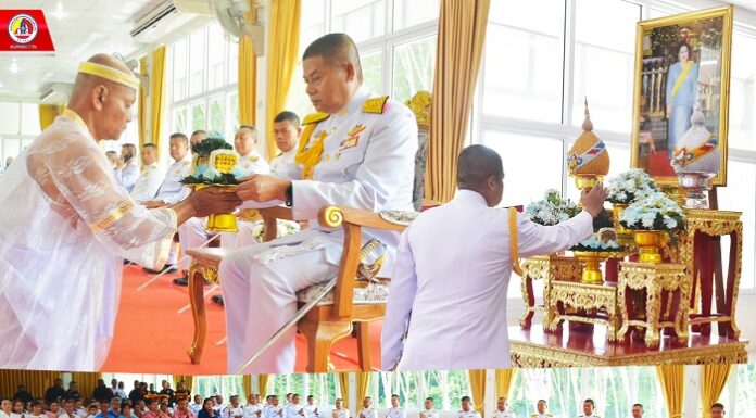 พิธีบรรพชาอุปสมบทหมู่เฉลิมพระเกียรติสมเด็จพระนางเจ้าสิริกิติ์ พระบรมราชินีนาถ พระบรมราชชนนีพันปีหลวง ประจำปี 2567 ณ วัดหัวควน อ.โคกโพธิ์ จ.ปัตตานี