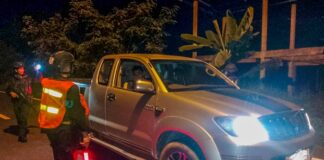 ทหารพราน 44 ตั้งจุดตรวจดูแลความปลอดภัย และอำนวยความสะดวกให้กับพี่น้องประชาชนในการสัญจรบนท้องถนน (ห้วงเวลากลางคืน)