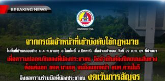 จากกรณีเจ้าหน้าที่เข้าบังคับใช้กฎหมาย ในพื้นที่บ้านคลองช้าง ม.4 ต.นาเกตุ อ.โคกโพธิ์ จ.ปัตตานี เมื่อช่วงเช้าของวันที่ 27 ก.ค. 67 ที่ผ่านมา