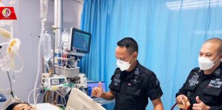 ผบ.กกล.ทพ.จชต. เยี่ยมให้กำลังใจ จ.ส.ท.วสันต์ เพชรสังหาร กำลังพลที่ได้รับบาดเจ็บจากเหตุการณ์ความรุนแรงในพื้นที่ อ.ศรีสาคร จ.นราธิวาส