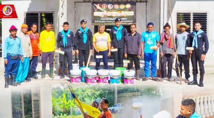 ฉก.ทพ.44 ร่วมกิจกรรม บำเพ็ญสาธารณประโยชน์ สถานที่สำคัญทางศาสนา อยู่ร่วมกันภายใต้สังคมพหุวัฒนธรรมที่เข้มแข็งในชุมชน