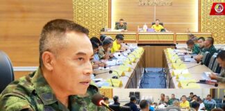 เลขาธิการ กอ.รมน.ภาค 4 สน. ประชุมเตรียมการต้อนรับ นายกรัฐมนตรีไทย – มาเลเซีย