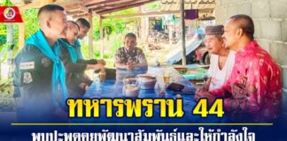 “ทหารพราน 44” พบปะพูดคุยพัฒนาสัมพันธ์และให้กำลังใจพี่น้องประชาชนกลุ่มเปราะบางในพื้นที่ จ.ปัตตานี
