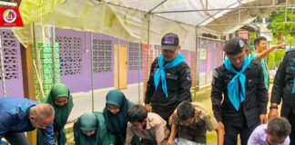 ทหารพราน 44 ร่วมปล่อยพันธุ์สัตว์น้ำ เพื่อขยายพันธุ์ตามโครงการอาหารชุมชนโรงเรียนต้นแบบ