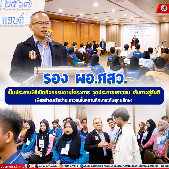 9.รอง ผอ.ศสว. เป็นประธานพิธีเปิดกิจกรรมตามโ