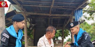 ฉก.ทพ.41 จัดชุดหมอเดินเท้า พบปะเยี่ยมเยียนและให้คำแนะนำการดูแลสุขภาพ แก่ประชาชน ในพื้นที่บ้านบึงน้ำใส หมู่ที่ 5 ต.ตะโล๊ะหะลอ อ.รามัน จ.ยะลา