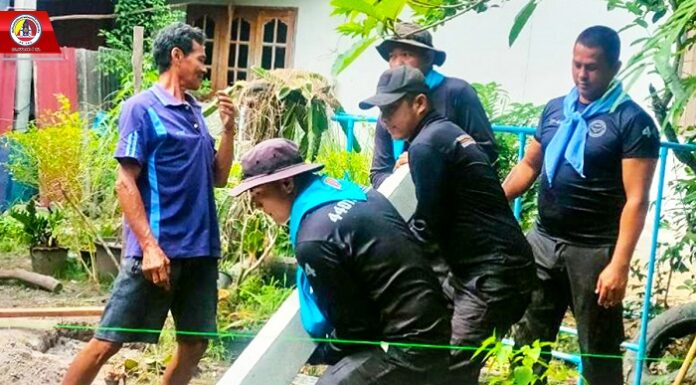 “ทหารพราน 44” ร่วมก่อสร้างที่พักอาศัยให้กับพี่น้องประชาชนผู้ยากไร้ ในพื้นที่ อ.สายบุรี จ.ปัตตานี