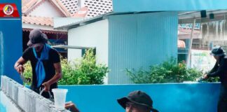 ทหารพราน 41 ร่วมก่อสร้างห้องสมุด ณ โรงเรียนบ้านกือลอง อ.บันนังสตา จ.ยะลา