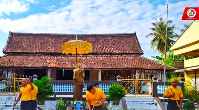 น้อมรำลึกในหลวงรัชกาลที่ 9 จัดกิจกรรมจิตอาสาพัฒนาสภาพแวดล้อม วัดควนใน อ.ปะนาเระ จ.ปัตตานี ถวายเป็นพระราชกุศล