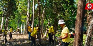 ทหารพราน 41 ดำเนินการจัดกิจกรรมจิตอาสา “เราทำความ ดี ด้วยหัวใจ” ปรับปรุงภูมิทัศน์บริเวณรอบอ่างเก็บน้ำ ในพื้นที่ อ.รามัน จ.ยะลา