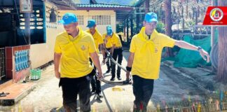 กิจกรรมจิตอาสาปรับปรุงภูมิทัศน์ ทำความสะอาด จัดเตรียมสถานที่งานบุญทอดกฐินสามัคคีวัดไอร์เจี๊ยะมังคลาราม