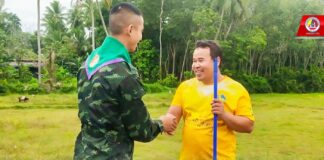 หน่วยเฉพาะกิจ กองพันทหารราบที่ 1 ร่วมกับประชาชนในพื้นที่ ต.สะนอ อ.ยะรัง จ.ปัตตานี ช่วยกันพัฒนาปรับปรุงภูมิทัศน์ภายในชุมชน เพื่อให้เกิดความเป็นระเบียบสวยงาม