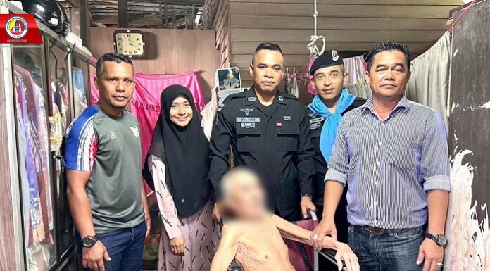 ทหารพราน 46 มอบรถเข็นวีลแชร์ให้กับผู้ป่วยติดเตียง อ.รือเสาะ จ.นราธิวาส อำนวยความสะดวกในชีวิตประจำวัน