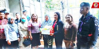 เยี่ยมให้กำลังใจประชาชนผู้ประสบภัยที่ได้รับความเสียหายจากเหตุเพลิงไหม้บ้านพักอาศัย