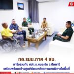 กอ.รมน.ภาค 4 สน. หารือร่วมกับ ศปก.อ.หนองจิก จ.ปัตตานี เตรียมพร้อมสร้างศูนย์พัฒนาศักยภาพคนพิการในพื้นที่