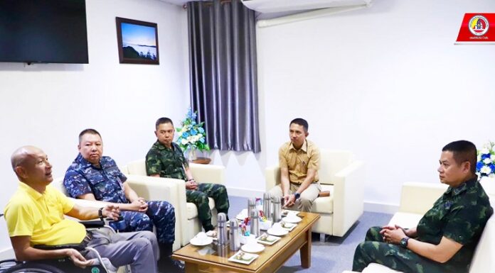 กอ.รมน.ภาค 4 สน. หารือร่วมกับ ศปก.อ.หนองจิก จ.ปัตตานี เตรียมพร้อมสร้างศูนย์พัฒนาศักยภาพคนพิการในพื้นที่