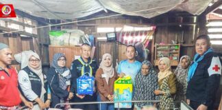 พบปะให้กำลังใจประชาชนกลุ่มเปราะบาง บ้านบายิ ตำบลตลิ่งชัน อำเภอบันนังสตา จังหวัดยะลา สร้างขวัญกำลังใจให้กับครอบครัว