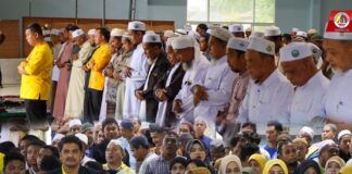 ชาวจะแนะ ร่วมแสดงพลังต่อต้านความรุนแรง