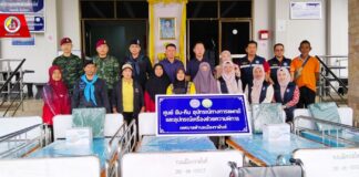 พี่น้องกลุ่มเปราะบางในพื้นที่ตำบลกายูบอเกาะ อ.รามัน จ.ยะลา ได้รับความช่วยเหลือมอบเตียงพยาบาล