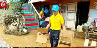 เจ้าหน้าที่ทหารพราน ร่วมมือทำความสะอาดโรงเรียน คืนพื้นที่การเรียนรู้ให้น้องๆ