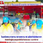 โรงครัวพระราชทาน ทหารพราน 45 ผนึกกำลังจิตอาสา ช่วยเหลือผู้ประสบอุทกภัยในอำเภอระแงะ จ.นราธิวาส