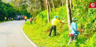 ปรับปรุงภูมิทัศน์พัฒนาสองข้างทาง สร้างความปลอดภัยและความรักสามัคคีในชุมชน